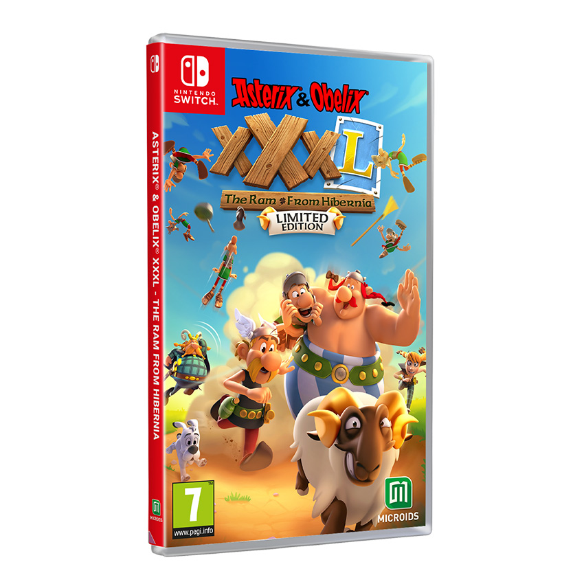 Asterix Obelix Xxxl The Ram From Hibernia Limited Edition Nintendo