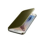 Samsung EF ZG920BFE Clear View Gold etui S6 