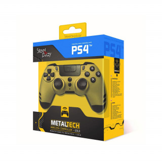 Brezžični krmilnik Metaltech (zlat) - PS4 PS4