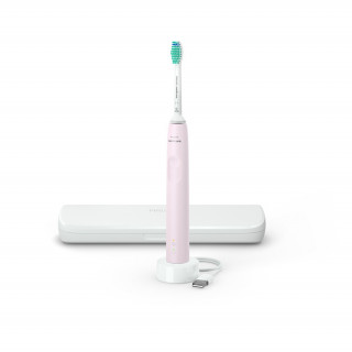 Philips Sonicare S3100 HX3673/11 električna zobna ščetka, roza s potovalnim kovčkom Dom