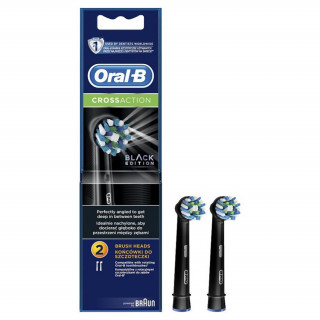 Oral-B EB50BK-2 Cross Action Black Rainbow električna zobna ščetka 2 db Dom