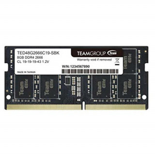 Team Group ELITE TED48G2666C19-S01 pomnilniški modul 8 GB 1 x 8 GB DDR4 2666 MHz PC