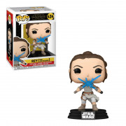 Funko Pop! Vojna zvezd: Rey (dva svetlobna meča) #434 Vinilna figura z vrtljivo glavo 