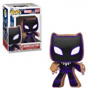 Funko Pop! Marvel: Počitnice - Gingerbread Black Panther #937 Vinilna figura z vrtljivo glavo 