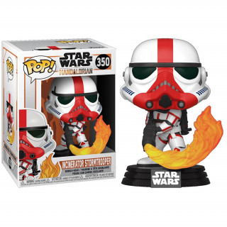 Funko Pop! TV: Star Wars The Mandalorian - Incinerator Stormtrooper #350 Vinyl Figura Merch