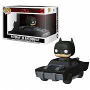 Funko Pop! Rides: Batman - Batman v Batmobile Super #282 Deluxe Vinyl Figura 