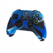 Silikonski ovitek za krmilnik Xbox One (Camo Blue) 