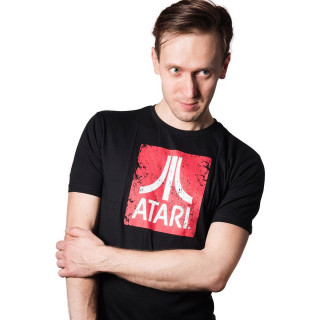 Logotip Atari - Črna majica - Good Loot (M) Merch