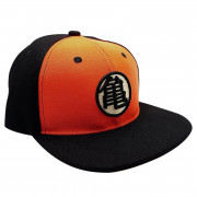 DRAGON BALL - kapa Snapback - črna in oranžna - Kame 