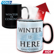 GAME OF THRONES - Mug Heat Change - 460 ml - Zima je tu 