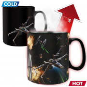 STAR WARS - Skodelica Heat Change - 460 ml - Space Battle - s škatlo 