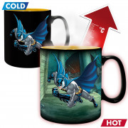 DC COMICS - Skodelica Heat Change - 460 ml - Batman & Joker - s škatlo 