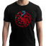 GAME OF THRONES - T-shirt Targaryen Viserion black - new fit (L) thumbnail