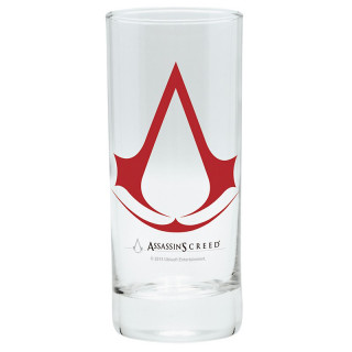 ASSASSIN´S CREED – Steklo – Grb (rdeč logotip) Merch