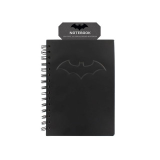 DC COMICS - Beležnica Black Batman z logotipom Merch