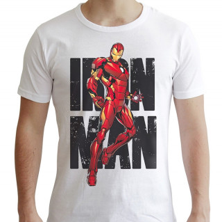 MARVEL - Majica s kratkimi rokavi "IM Classic" bela (M) Merch