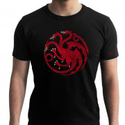 GAME OF THRONES - majica "Targaryen" črna (S) 