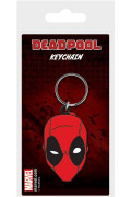 Gumijasti obesek za ključe Marvel Comics Deadpool Face 6 cm 