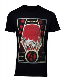 Avengers - Constructivism Poster Moška majica s kratkimi rokavi L (MI) Merch