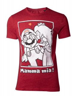 Nintendo – majica s kratkimi rokavi Super Mario Peach Kiss l (MI) Merch