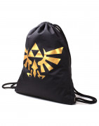 Zelda - Zelda Generic Metallic Gold Rubber Print Gymbag (MI) 