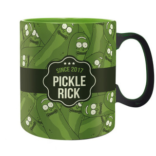 RICK IN MORTY - Skodelica - 460 ml - Pickle Rick Merch