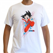 DRAGON BALL - Majica s kratkimi rokavi "DB/ Goku young" bela - New fit (S) 