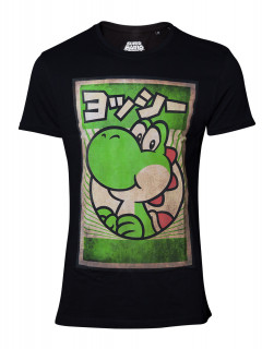 Nintendo - majica s kratkimi rokavi Yoshi po navdihu propagandnega plakata (MI) (L) Merch