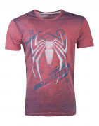 Spiderman - Acid Wash Spider moška majica s kratkimi rokavi (MI) (L) 