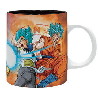 DRAGON BALL SUPER - Skodelica - 320 ml - Saiyans VS Frieza Merch