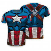 MARVEL - T-shirt cosplay "Captain America" moški L 