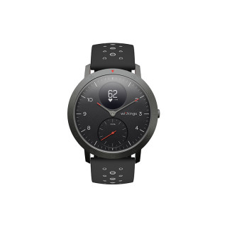 Črna pametna ura Withings Steel HR Sport (40 mm). Mobile