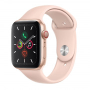 Apple Watch Series 44 mm (GPS+Cellular) Zlato aluminijasto ohišje s športnim pasom Pink Sand 