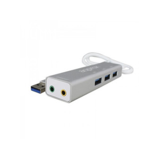 APPROX USB HUB - 5.1 USB zvočna kartica + 3 pcs USB3.0 vrata Dom