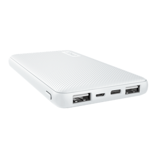 Trust PowerBank Primo Ultra-thin Powerbank (10000mAh; 15W USB-C 12W 2xUSB; bela) Mobile