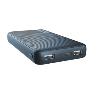 Trust PowerBank Primo Compact Powerbank (15000mAh; 15W USB-C 12W 2xUSB; modra) Mobile