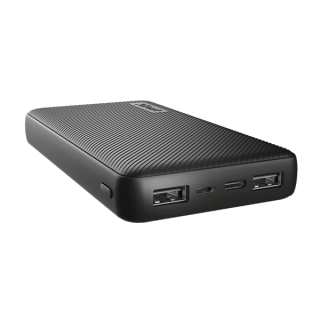 Trust PowerBank Primo Compact Powerbank (15000mAh; 15W USB-C 12W 2xUSB; črna) Mobile