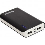 Sandberg PowerBank 7800mAh (LED lučka; 1A 2,1A USB vhod; črna) 