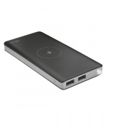 Trust PowerBank Primo Wireless Charging Powerbank (polnilnik Qi; 8000 mAh; 5 W USB 12 W USB; indikator obremenitve; svetilka) 