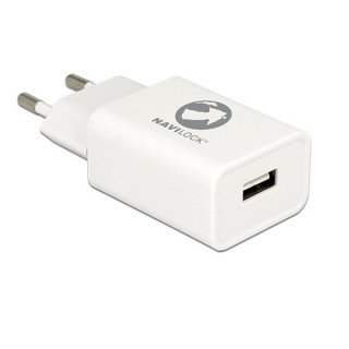 Mobilni polnilec Navilock 62677 1db USB2.0, 5V/1.5A, funkcija Qualcomm Fast Charger 2.0, bela Mobile