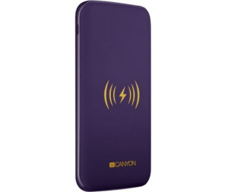 Powerbank Canyon z brezžičnim polnilcem 8000 mAh Vijolična Mobile