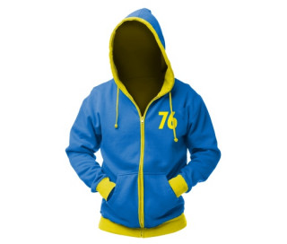 Fallout 76 Pulover s kapuco na zadrgo "Vault 76", M Merch