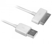 Ewent iPad/iPhone kabel USB 2.1A 1m bel 