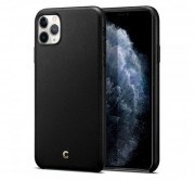 Usnjena torbica Spigen Ciel Cyrill Apple iPhone 11 Pro Max, črna 