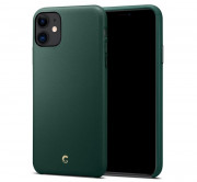 Spigen Ciel Cyrill Apple iPhone 11 Forest Green, usnjena torbica, zelena 