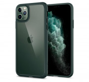 Ovitek Spigen Ultra Hybrid Apple iPhone 11 Pro Midnight Green, zelen 