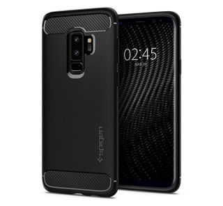 Ovitek Spigen Rugged Armor za Samsung Galaxy S9+ Matte Black, črn Mobile