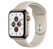 Apple Watch Series GPS+Cellular pametna ura, 44 mm, nerjaveče jeklo, zlata/siva 