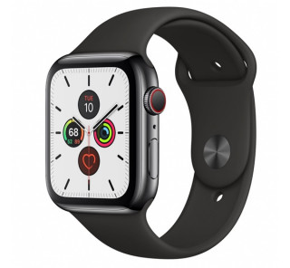 Apple Watch Series GPS+Cellular pametna ura, 44 mm, nerjaveče jeklo, siva/črna Mobile