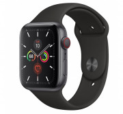 Apple Watch Series GPS+Cellular pametna ura, 44 mm, aluminijasto siva/črna 